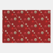 "Christmas" Geschenkpapier Set (Vorderseite 2)