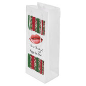 Christmas! Geschenktüte Für Weinflaschen (Vorderseite Schrägansicht)