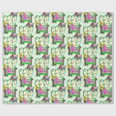 CHRISTMAS GEWARTET FÜR SANTA GESCHENKPAPIER (Flach)