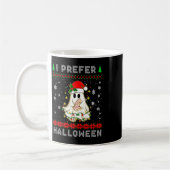 Christmas Ghost I Prefer Halloween Ugly Xmas Men W Kaffeetasse (Links)