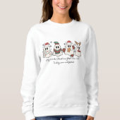 Christmas Ghost Spaß Sweatshirt (Vorderseite)