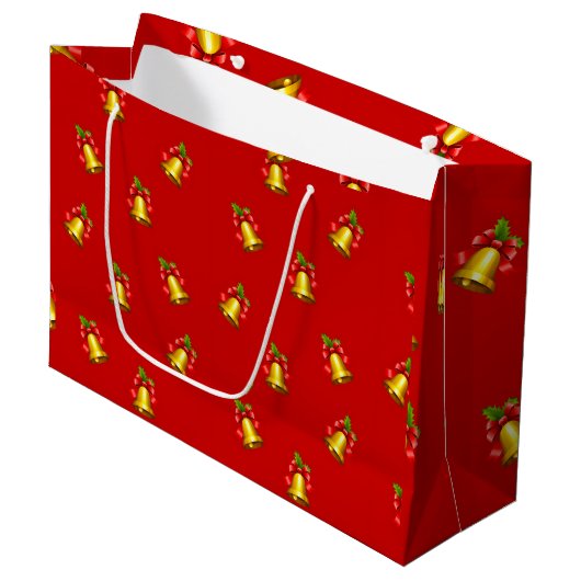 Christmas Gift Bag Große Geschenktüte (Vorderseite Schrägansicht)