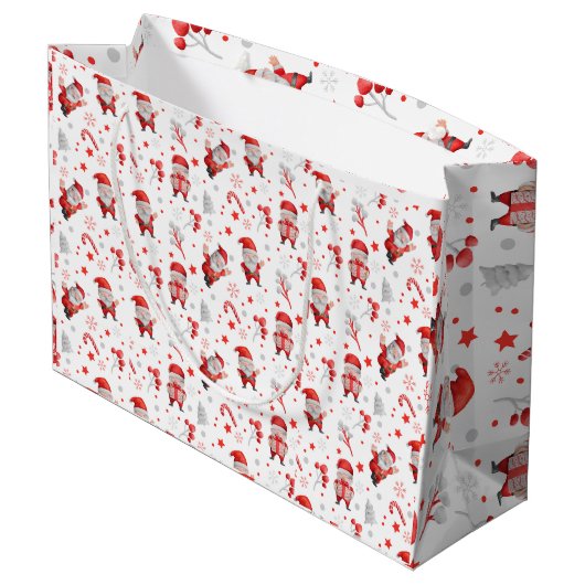 Christmas gift bag große geschenktüte (Rückseite Schrägansicht)