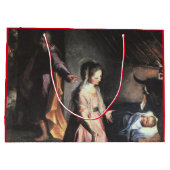CHRISTMAS GIFT BAG RENAISSANCE NATIVITÄT GROßE GESCHENKTÜTE (Rückseite)