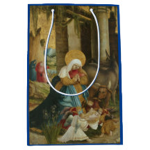 CHRISTMAS GIFT BAG RENAISSANCE-NATIVITÄTSBILDUNG