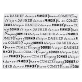 Christmas Gift Bag | Santa's Reindeer Große Geschenktüte (Vorderseite)