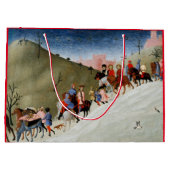 CHRISTMAS GIFT BEUGEN DIE REISE DES MAGI GROßE GESCHENKTÜTE (Rückseite)