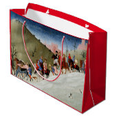 CHRISTMAS GIFT BEUGEN DIE REISE DES MAGI GROßE GESCHENKTÜTE (Rückseite Schrägansicht)