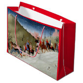 CHRISTMAS GIFT BEUGEN DIE REISE DES MAGI GROßE GESCHENKTÜTE (Vorderseite Schrägansicht)