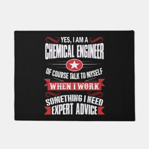 CHRISTMAS GIFT, Chemieingenieur Fußmatte