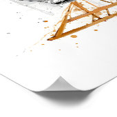 Christmas Gift Christmas Sleigh Poster (Ecke)