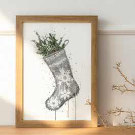 Christmas Gift Christmas Stocking Poster