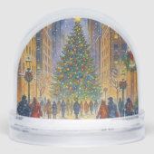 Christmas Gift for Traveler | Christmas in NYC Schneekugeln (Vorderseite)