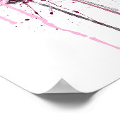 Christmas Gift Fragrance Bottle 'Bow' Poster (Ecke)