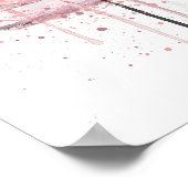 Christmas Gift Fragrance Bottle 'Candy Floss' Poster (Ecke)