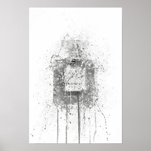 Christmas Gift Fragrance Bottle Wall Poster (Vorne)