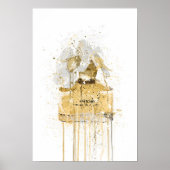 Christmas Gift Fragrance Bottle 'Yellow' Poster (Vorne)