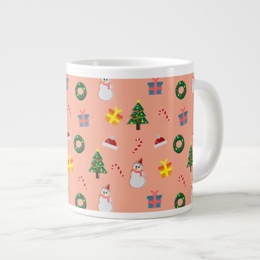 Christmas Gift  Jumbo-Tasse (Vorderseite Rechts)