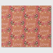 Christmas gift love flower of life Geschenkpapier (Flach)