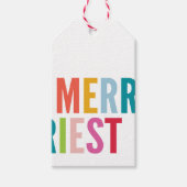 CHRISTMAS GIFT Moderne minimale farbenfrohe minima Geschenkanhänger (Vorderseite)