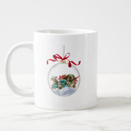 Christmas Gift Mug – Holiday Coffee & Cocoa Cup fo Jumbo-Tasse