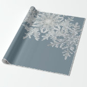 CHRISTMAS GIFT PAPIER BENTLEY SNOWFLAKES GESCHENKPAPIER (Ungerollt)