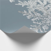 CHRISTMAS GIFT PAPIER BENTLEY SNOWFLAKES GESCHENKPAPIER (Ecke)