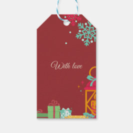 Christmas Gift Tag – Festive Holiday Design Geschenkanhänger