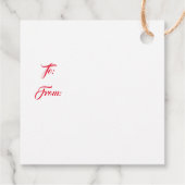 Christmas Gift Tag Geschenkanhänger (Rückseite)