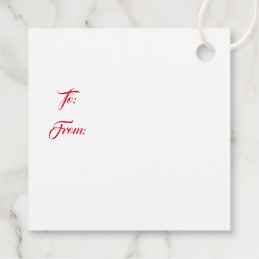 Christmas Gift Tag Geschenkanhänger (Rückseite)