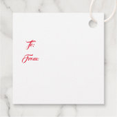 Christmas Gift Tag Geschenkanhänger (Rückseite)