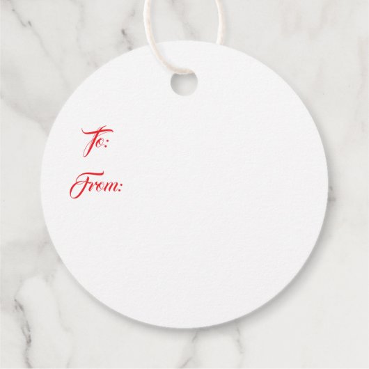 Christmas Gift Tag Geschenkanhänger (Rückseite)