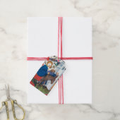 CHRISTMAS GIFT TAG MARY AUF DER SPENKOPIE GESCHENKANHÄNGER (Mit Garn)