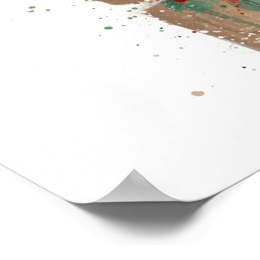 Christmas Gift Tree Poster (Ecke)