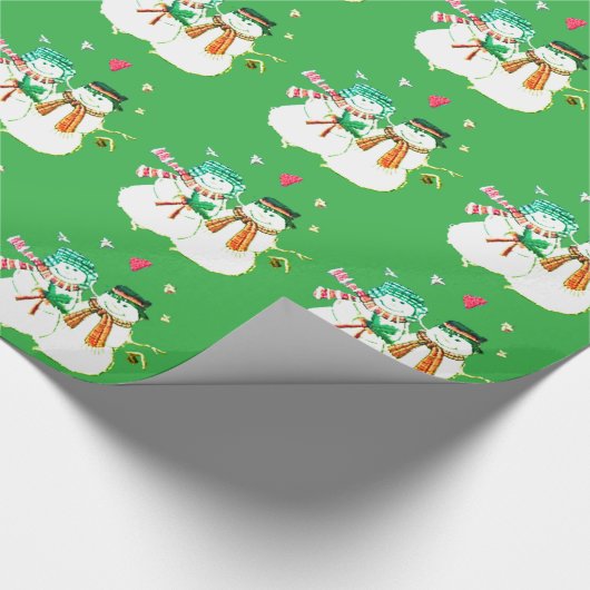 CHRISTMAS GIFT WRAP ART UND DESIGN GESCHENKPAPIER (Ecke)