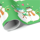 CHRISTMAS GIFT WRAP ART UND DESIGN GESCHENKPAPIER (Rolleneckpunkt)