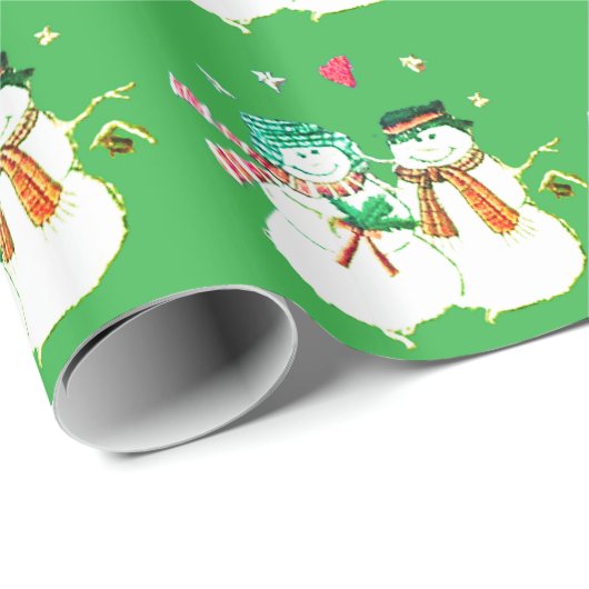 CHRISTMAS GIFT WRAP ART UND DESIGN GESCHENKPAPIER (Rolleneckpunkt)