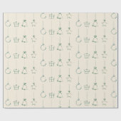 Christmas gift wrap geschenkpapier (Flach)