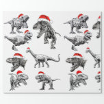 CHRISTMAS GIFT WRAP MIT DINOSAUREN MIT WEIHNACHTSM GESCHENKPAPIER<br><div class="desc">CHRISTMAS WRAPPING PAPIER GROSS FÜR DINOSAUR LIEBER</div>