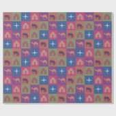 Christmas gift wrap roll geschenkpapier (Flach)