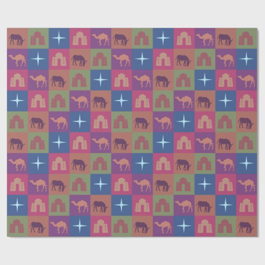 Christmas gift wrap roll geschenkpapier (Flach)