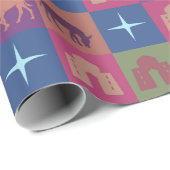 Christmas gift wrap roll geschenkpapier (Rolleneckpunkt)