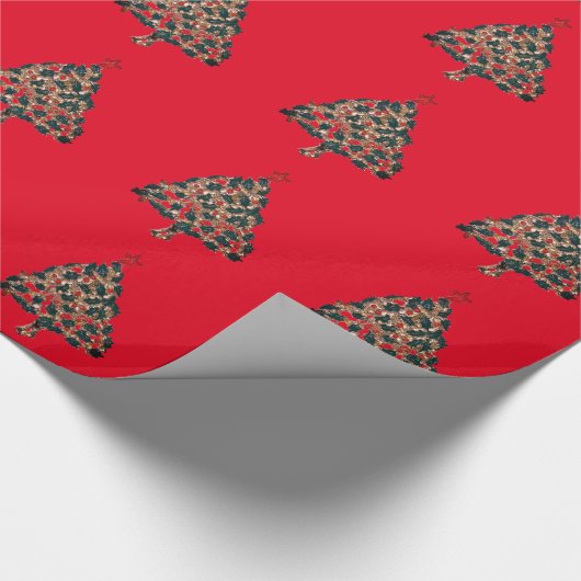 CHRISTMAS GIFT WRAP STIL UND DESIGN GESCHENKPAPIER (Ecke)