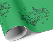 CHRISTMAS GIFT WRAP STIL UND DESIGN GESCHENKPAPIER (Rolleneckpunkt)