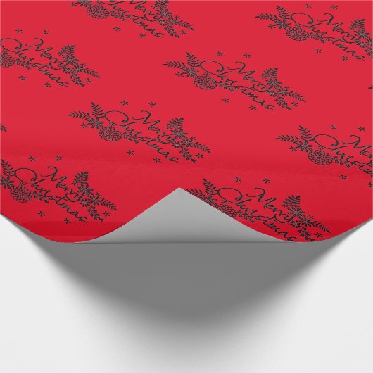 CHRISTMAS GIFT WRAP STIL UND DESIGN GESCHENKPAPIER (Ecke)