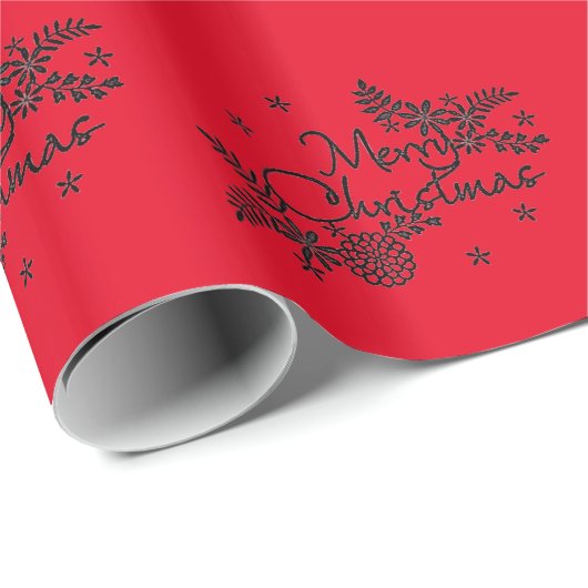 CHRISTMAS GIFT WRAP STIL UND DESIGN GESCHENKPAPIER (Rolleneckpunkt)