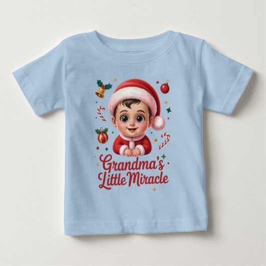 Christmas Gifts for Grandkids – Grandma’s Miracle Baby T-shirt (Vorderseite)
