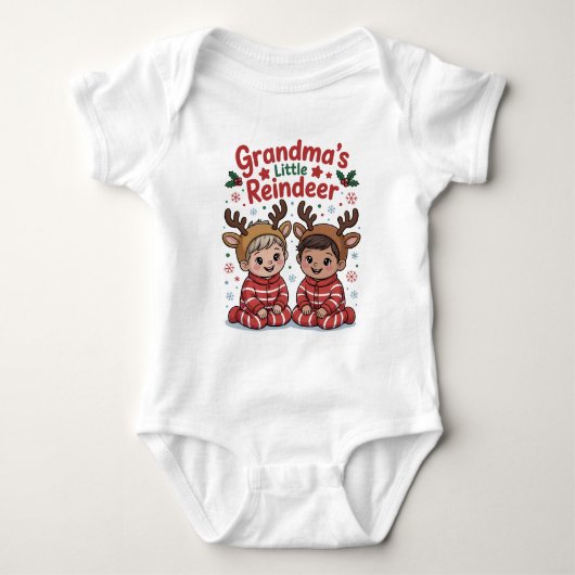 Christmas Gifts for Grandkids Reindeer Shirt (Vorderseite)