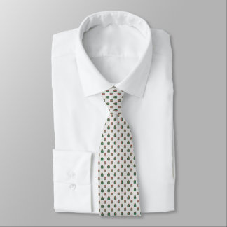 Christmas Gifts - Green, Red Men's Custom Necktie Krawatte