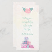 Christmas Gifts Greeting Card Feiertagskarte (Vorne/Hinten)